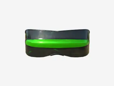 SciFi Glasses I05 Black Green - Character Design Fashion Low-poly 3D model