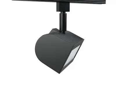 Wall Wash Black LED Track Light PBR 3D model