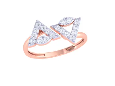  Women Ring MTL 3dm STL OBJ FBX Details 3D print model 82