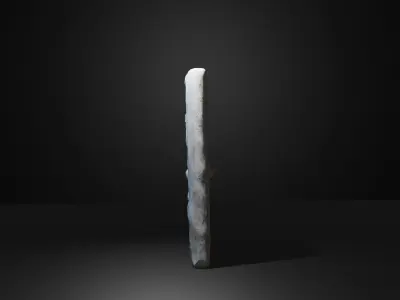 Deformed Door Low-Poly Low-poly 3D model