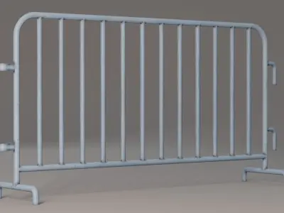 Low Poly Barriers Pack Low-poly 3D model