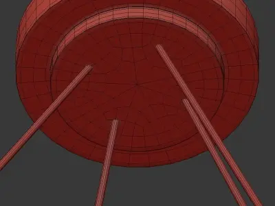 COMETE chinese lantern hanging 3D model