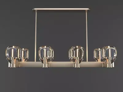 Jonathan Browning-Chartier Linear Chandelier 3D model