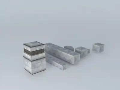 ventilation asset set Free 3D model