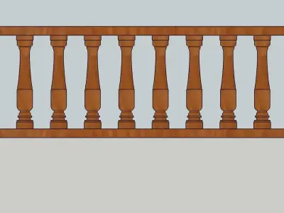 Baluster 3D Model Download 3D model Sketchup 3D model 3D model