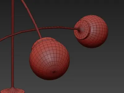 Prescott Large Mobile Chandelier 3D model