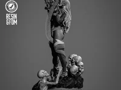 B3DSERK She Spawn Sculpture 3D print model