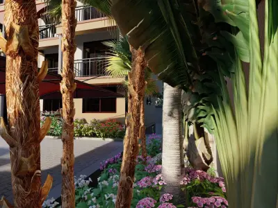Apartments apartment building in kenya 3D model