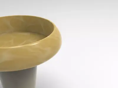 Luano Vase Low-poly 3D model