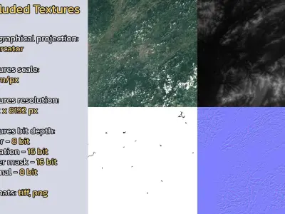 Pingxiang China City Landscape 3D Model 3D model