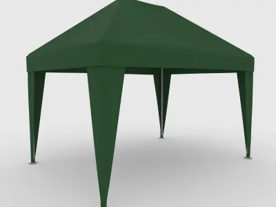 Collection Gazebo Tent 3 3D Model Pack