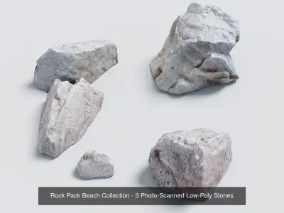 Rock Collection - Ultimate - Over 130 Rocks 3D Model Pack