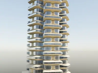 Designer Apartment Housing 3D model