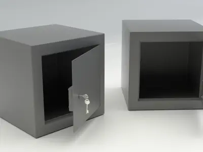 Security Furniture Pack Vol 1 - Safes and Cash boxes  3D model