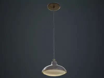 Hanging Lamp 6D Low-poly 3D model