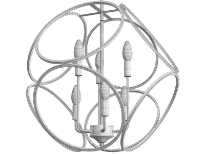 SORRENTO CHANDELIER Low-poly 3D model