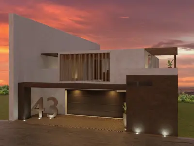 Simple home 3d model Free 3D model