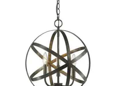 Emmaline Light Globe Chandelier Free 3D model