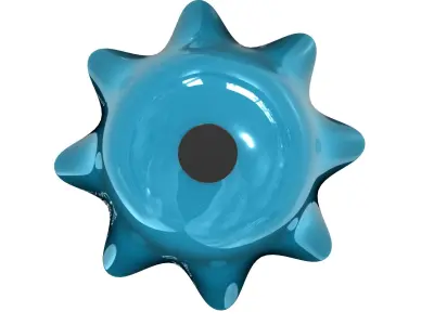 Venini Fantasmino glass table lamp 3D model