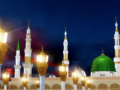 Prophets Mosque Masjid e nabvi  3D model