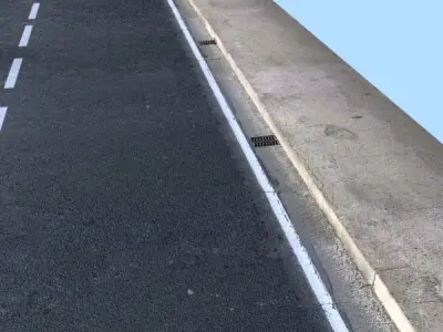 Realistic Road High Res 5980 x 4248 3D model