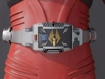 Kamen Rider Ryuki with 4K Textures 3D model