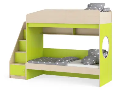 Legenda K10 with LY10 childrens modular bed 3D model
