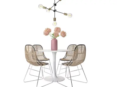 Dining Furnitures Set 50 3D model