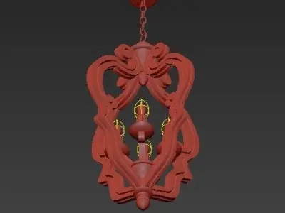Currey Company Lighting Chancellor Chandelier Small 3D model