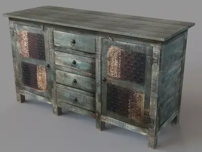 Accent Old Chest 3D model