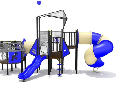 Ufo Playground Low-poly 3D model