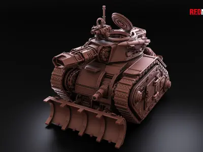 Solar Battle Tank - Imperial Force  3D print model