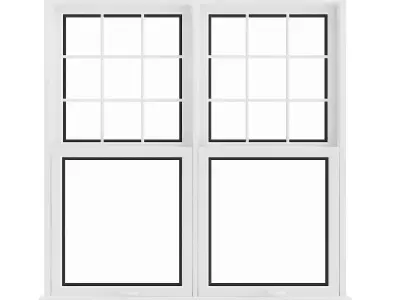 White Window 04 3D model