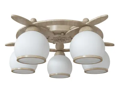 Ceiling chandelier OML-50507-05 and OML-50517-05 3D model