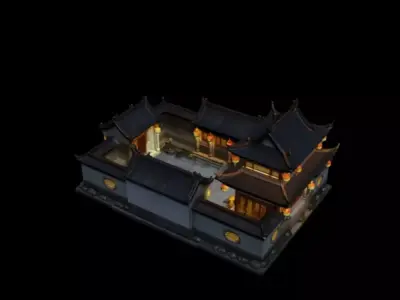 courtyard  3D model
