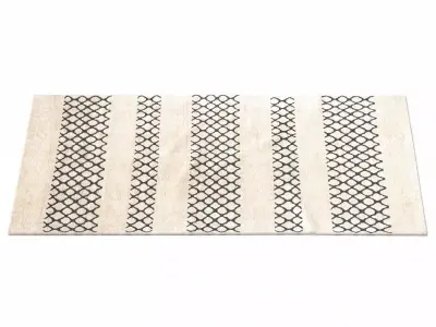 Onoko rug with stripes 3D model
