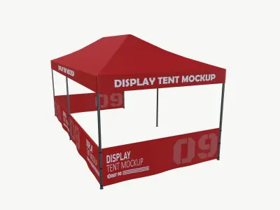 Large Display Tent 3D model