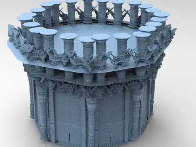 Celtic Tower 4 3D model