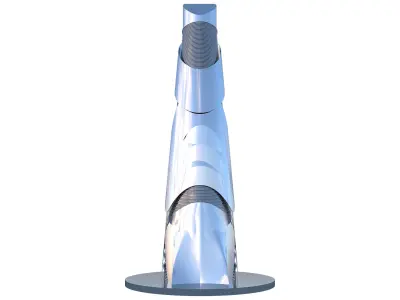 Scifi Building Futuristic Building 3D model  3D model
