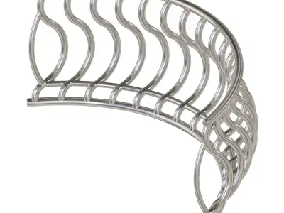 Exquisite Balcony Rail 3D print model