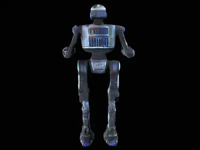 Abstract Robot 3D model