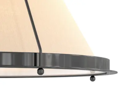 Shelton Flush Mount Large 3D model