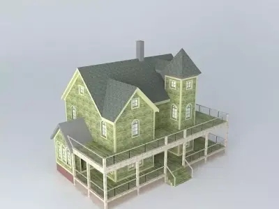 Gothic Style House Free 3D model