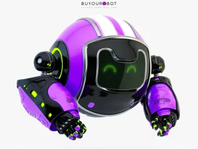 Dog walker IX bot 3D model