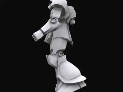 Gundam mobile suit MS05B model 3D model