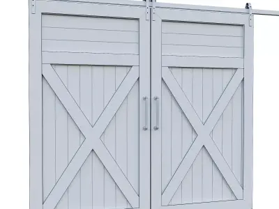 Barn Door-03 3D model