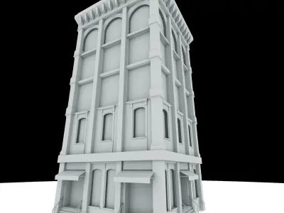 Nyc Building 11 Low-poly 3D model