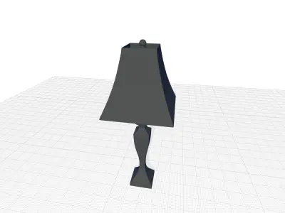 Alvina Table Light Lamp Set 3D model