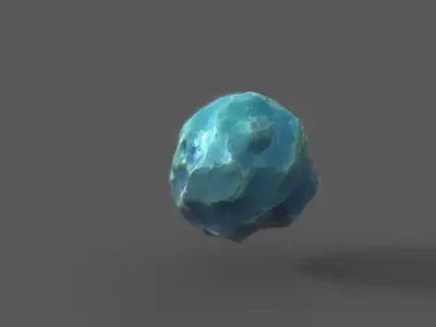 PBR fantasy stones pack  Low-poly 3D model