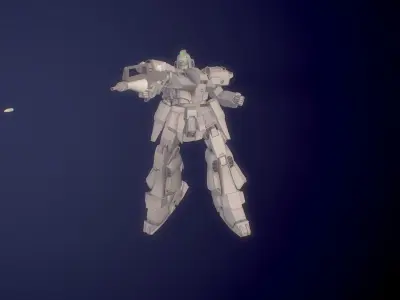 Heavy Gundam 3D model